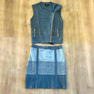 BEBE vintage stretchy denim bodycon